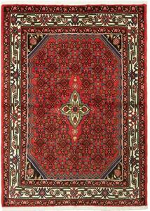 Tappeto Hamadan Stilizzato Rosso Avorio 106x147 Cm