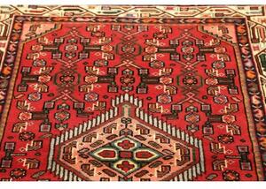 Tappeto Hamadan Stilizzato Rosso Beige 102x150 Cm
