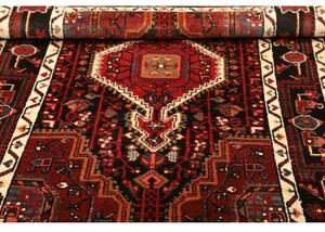 Tappeto Hamadan Stilizzato Rosso Scuro Nero 107x165 Cm