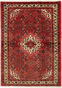 Tappeto Hamadan Stilizzato Rosso Avorio 102x147 Cm