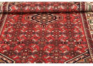 Tappeto Hamadan Stilizzato Rosso Avorio 105x155 Cm