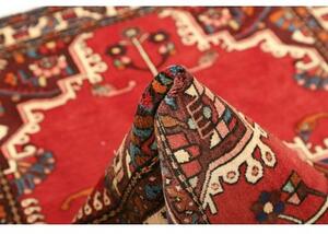 Tappeto Hamadan Stilizzato Rosso Blu Scuro 108x153 Cm