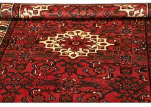 Tappeto Hamadan Stilizzato Rosso Avorio 106x152 Cm