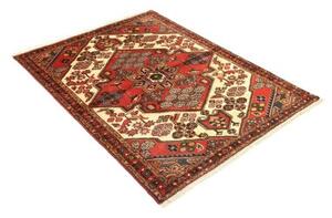 Tappeto Hamadan Stilizzato Rosso Mattone Avorio 110x150 Cm