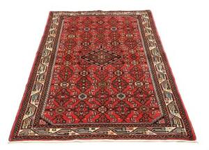 Tappeto Hamadan Stilizzato Rosso Blu 101x160 Cm