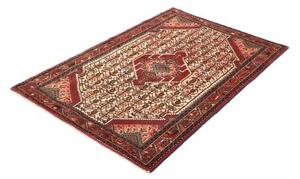 Tappeto Hamadan Stilizzato Avorio Rosso Mattone 103x152 Cm