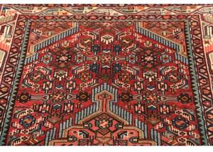 Tappeto Hamadan Stilizzato Rosso Blu 98x160 Cm