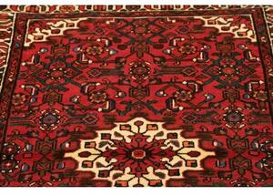 Tappeto Hamadan Stilizzato Rosso Avorio 106x152 Cm