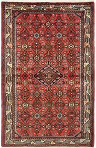 Tappeto Hamadan Stilizzato Rosso Blu 101x160 Cm