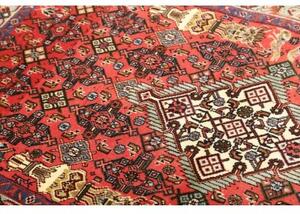 Tappeto Hamadan Stilizzato Rosso Blu 98x150 Cm