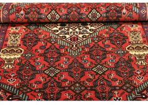 Tappeto Hamadan Stilizzato Rosso Blu 98x150 Cm