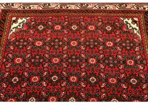 Tappeto Hamadan Stilizzato Rosso Verde Scuro 102x145 Cm