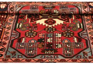 Tappeto Hamadan Stilizzato Rosso Blu Scuro 110x160 Cm