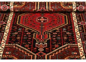 Tappeto Hamadan Stilizzato Rosso Nero 101x152 Cm