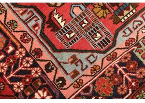 Tappeto Hamadan Stilizzato Rosso Blu Scuro 110x160 Cm