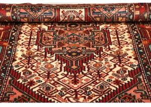 Tappeto Hamadan Stilizzato Rosso Avorio 105x159 Cm