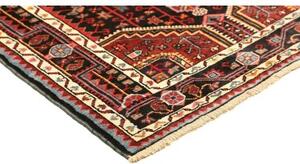 Tappeto Hamadan Stilizzato Rosso Nero 101x152 Cm