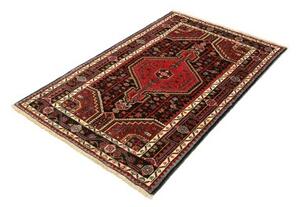 Tappeto Hamadan Stilizzato Rosso Nero 101x152 Cm