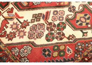 Tappeto Hamadan Stilizzato Rosso Mattone Avorio 110x150 Cm