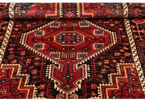 Tappeto Hamadan Stilizzato Rosso Blu Scuro 113x186 Cm