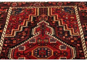 Tappeto Hamadan Stilizzato Rosso Blu Scuro 113x186 Cm