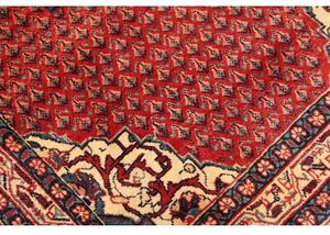Tappeto Hamadan Stilizzato Rosso Blu 101x162 Cm