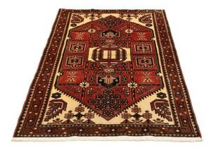 Tappeto Hamadan Stilizzato Rosso Mattone Avorio 104x150 Cm