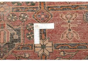 Tappeto Hamadan Stilizzato Rosso Blu Scuro 110x160 Cm