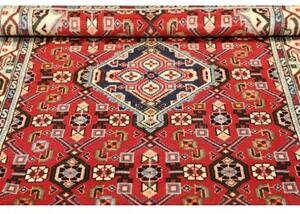 Tappeto Hamadan Stilizzato Rosso Blu 102x154 Cm