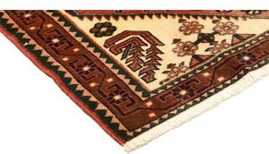 Tappeto Hamadan Stilizzato Rosso Mattone Avorio 104x150 Cm