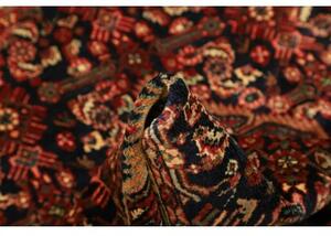 Tappeto Hamadan Stilizzato Blu Notte Rosso Mattone 101x143 Cm