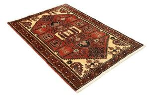 Tappeto Hamadan Stilizzato Rosso Mattone Avorio 104x150 Cm