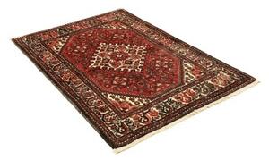 Tappeto Hamadan Stilizzato Rosso Mattone Avorio 106x154 Cm