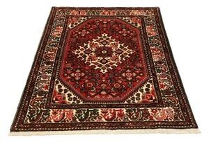 Tappeto Hamadan Stilizzato Rosso Avorio 104x152 Cm