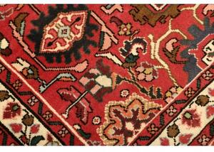 Tappeto Hamadan Stilizzato Rosso Blu Scuro 100x140 Cm