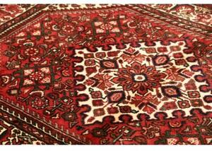 Tappeto Hamadan Stilizzato Rosso Mattone Avorio 106x154 Cm