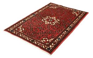Tappeto Hamadan Stilizzato Rosso Avorio 104x148 Cm