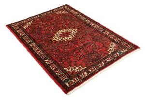 Tappeto Hamadan Stilizzato Rosso Avorio 106x152 Cm