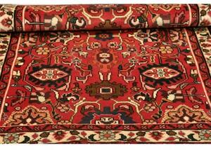 Tappeto Hamadan Stilizzato Rosso Blu Scuro 100x140 Cm