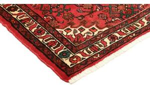 Tappeto Hamadan Stilizzato Rosso Avorio 106x152 Cm