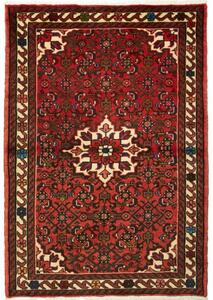 Tappeto Hamadan Stilizzato Rosso Avorio 104x148 Cm