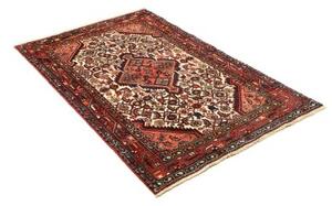 Tappeto Hamadan Stilizzato Rosso Mattone Avorio 103x160 Cm