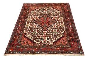 Tappeto Hamadan Stilizzato Rosso Mattone Avorio 103x160 Cm
