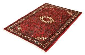 Tappeto Hamadan Stilizzato Rosso Avorio 106x152 Cm