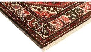 Tappeto Hamadan Stilizzato Rosso Avorio 104x152 Cm