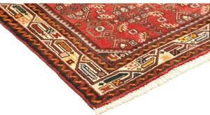 Tappeto Hamadan Stilizzato Rosso Blu Scuro 102x140 Cm
