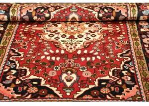 Tappeto Hamadan Stilizzato Rosso Blu Scuro 106x152 Cm