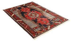 Tappeto Hamadan Stilizzato Rosso Blu 108x150 Cm