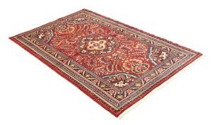 Tappeto Hamadan Stilizzato Rosso Mattone Blu Scuro 107x165 Cm