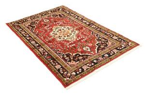 Tappeto Hamadan Stilizzato Rosso Blu Scuro 106x152 Cm